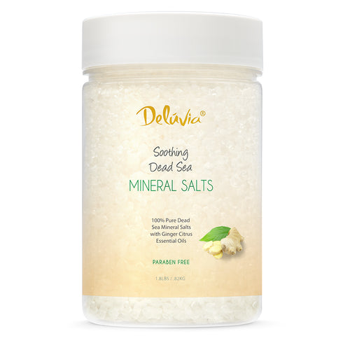 1.8 lbs Dead Sea Mineral Salts Ginger Citrus